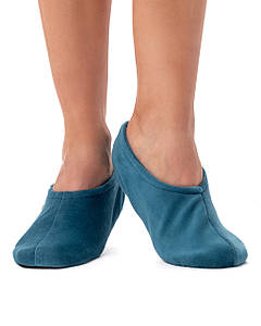 Капці-балетки домашні велюрові Смарагдовий 36-37