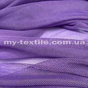 Сітка стрейч 150 см однотонна Бузковий