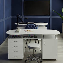 Манікюрний стіл на дві тумби Сакура