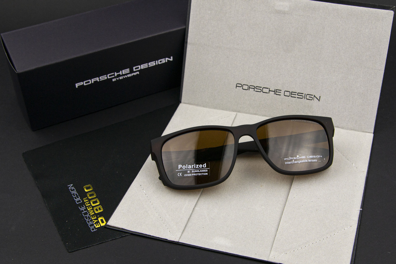 Окуляри чоловічі сонцезахисні Porsche Design поляризаційні (арт. P6512) коричневий