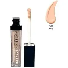 Консилер для обличчя Bogenia  Velvet Matte Concealer 001 Ivory, 6 мл