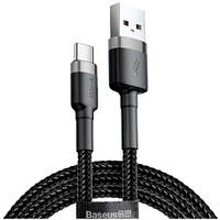 Кабель Baseus Cafule Cable USB for Type-C 3A 1 м (CATKLF-BG1)