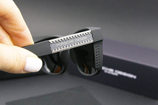 Окуляри чоловічі сонцезахисні Porsche Design поляризаційні (арт. P6512) сині дзеркальні лінзи, фото 6