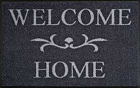 Килимок в передпокій Welcome Home anthrazit 60х85 см Kleen-Tex