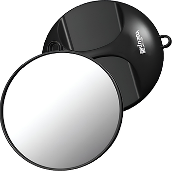 Дзеркало для стриження KIEPE DNA (діаметр 27 см) чорне