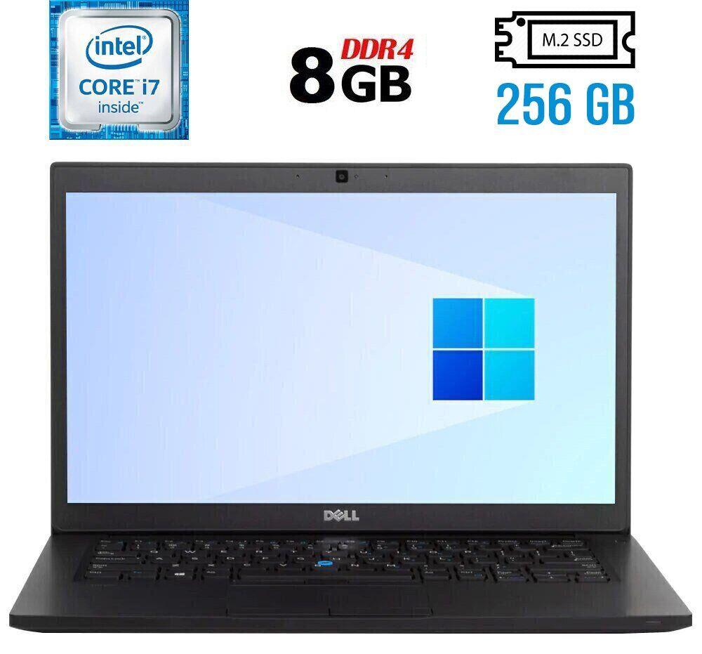 Ультрабук Б-клас Dell Latitude 7480/ 14" (1920x1080)/ Core i7-6600U/ 8 GB RAM/ 256 GB SSD/ HD 520