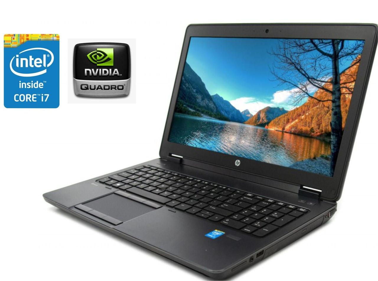 Ноутбук Б-клас HP ZBook 15/ 15.6" (1920x1080)/ Core i7-4800MQ/ 8 GB RAM/ 512 GB SSD/ Quadro K2100M 2GB