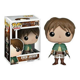 Фігурка Funko Pop Фанк Attack on Titan Атака Титанів Eren Jaeger Ерен Йегер Action 10 см №20   Aex