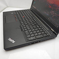 Раб.станція Lenovo P50/15.6"/Core i7-6700HQ 4 ядра 2.6GHz/16GB DDR4/480GB SSD/Quadro M1000M 2GB/Win10/Webcam, фото 3