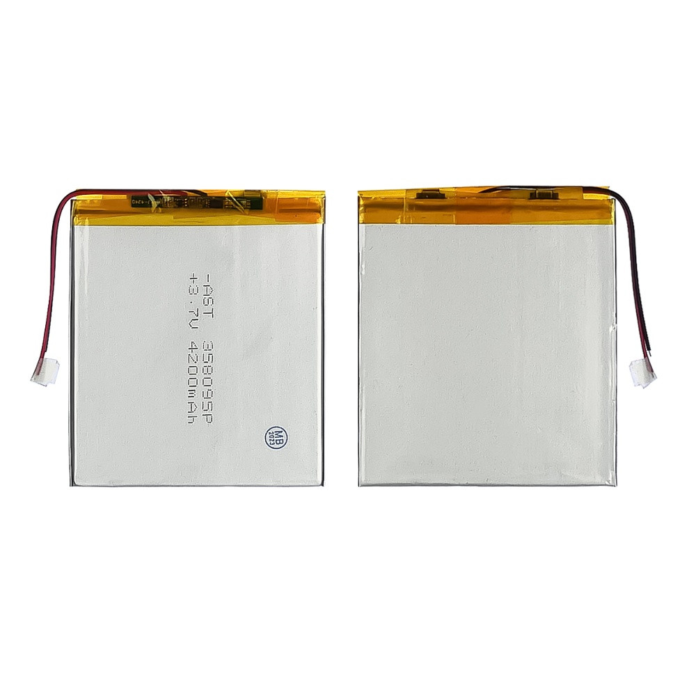 DR Акумулятор 358095P універсальний з контролером, 3,5 х 80 х 95 мм (4000 mAh)/ для смартфона, планшета, фото 1