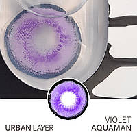 Контактные цветные линзы Urban Layer Aquaman Violet