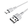 Кабель Borofone BX16 Easy charging cable for lightning 1m white, фото 3