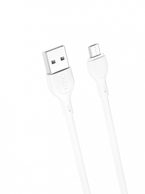 Кабель XO NB200 2.1A USB cable for micro 1M White