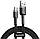 Кабель Baseus Cafule Cable USB for Micro 1.5A 2м Black (CAMKLF-CG1), фото 3