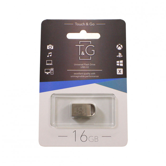 Флеш-накопичувач T&G 107 mini metal 16Gb
