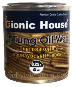 Купить Тунговое масло с карнаубским воском Hard Tung Oil, цена 237 грн ...