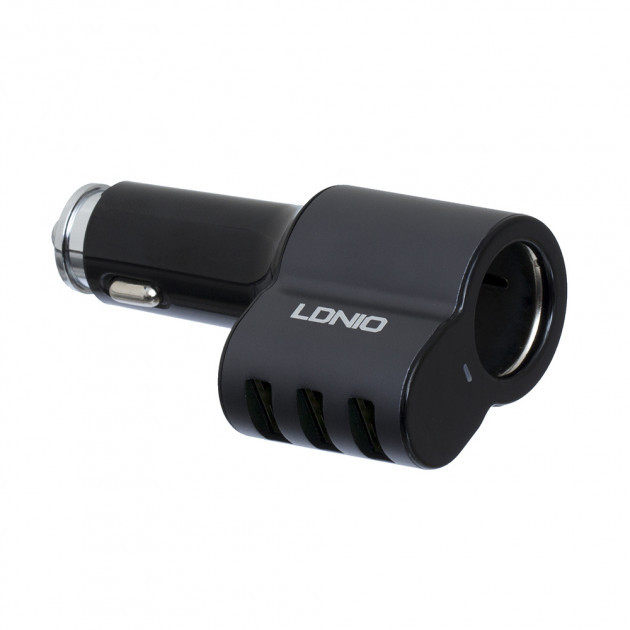 Автомобільний зарядний пристрій LDNIO CM11 V8 3 USB