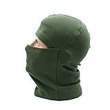 Тактична балаклава підшоломник хакі бавовна Чоловіча літня трикотажна балаклава маска олива ХБ, фото 4