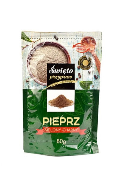 Перець Чорний Мелений Przypraw Swieto Pieprz Czarny Ziarnisty Rmix 80 г Польща