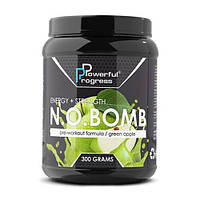 Предтренировочный комплекс N.O.Bomb Powerful Progress 300 g со вкусом Яблоко