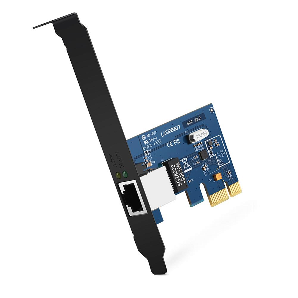 Мережева карта UGREEN US230 Gigabit 10/100/1000Mbps PCI Express (30771)