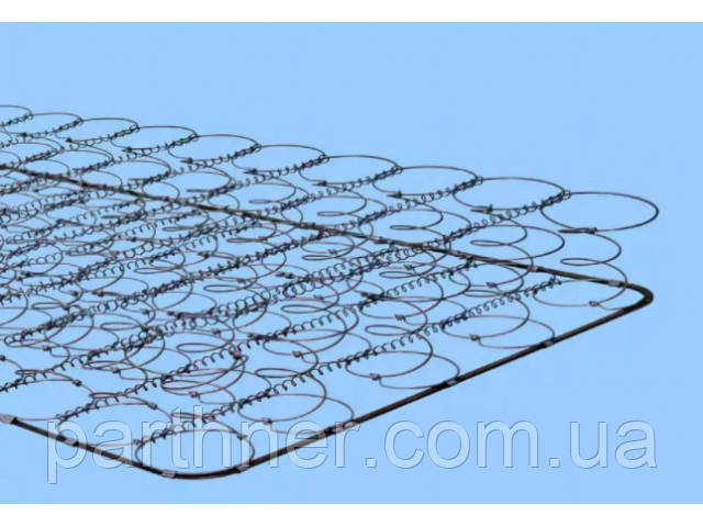 Пружинний блок 1820 х 760 х 100 з круглою рамкою, фото 1