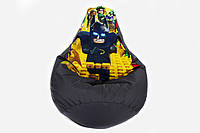 Кресло мешок груша бэтмен Batman (120х75)