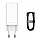 Зарядний пристрій Baseus GaN3 Pro Fast Charger 2Type-C+USB 65W CCGP050102 White, фото 5