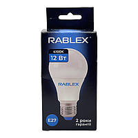 Лампа LED Rablex (RB505) A60 12W E27 4100K
