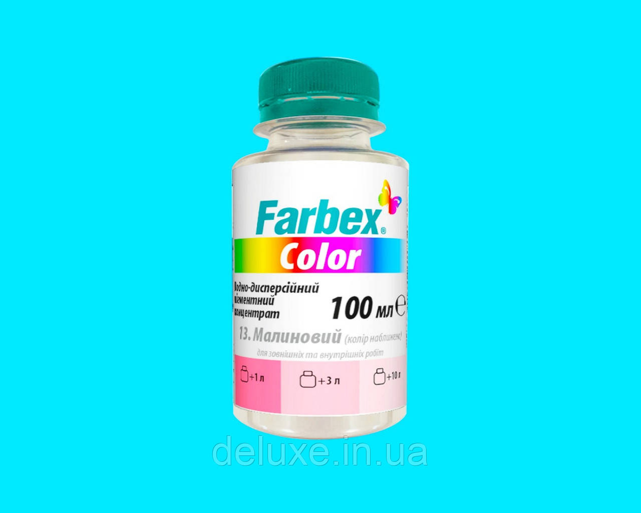 Пігментний концентрат Color універсальний, блакитний, 100мл, ТМ "Farbex"