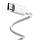Кабель Baseus Simple Wisdom Data Cable Kit USB to Micro TZCAMZJ-02 White, фото 4
