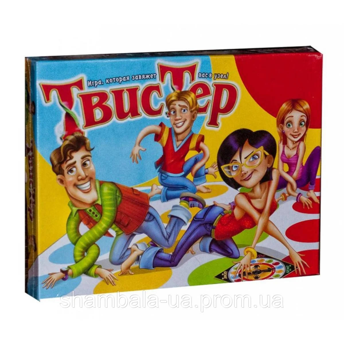 Гра велика підлогова Твістер Twister Danko Toys для дітей і всієї родини 1450х1100 см (109275)