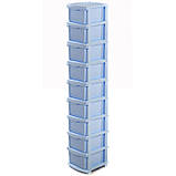 Комод R-Plastic "Компакт Плюс" 9 ящиків 186*34*40 см блакитний, фото 3