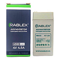 Аккумулятор Rablex 4v-4.5Ah (RB445)