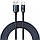 Кабель Baseus Crystal Shine Series Fast Charging cabel USB to Type-C 100W 1.2m (CAJY000401) Black, фото 4