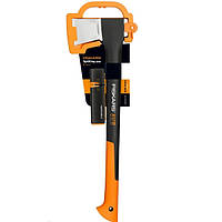 Набір сокира Fiskars X17 М+точило Xsharp (1020182)