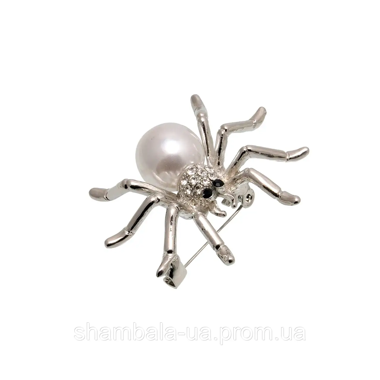 Брошка Fashion Jewerly "Павук з перлами" (057194)
