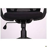 Крісло Nickel Black сидіння Сідней-07/спинка Сітка SL-00 чорна, ТМ Амф, фото 7