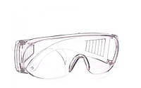 Защитные очки Polix PRO&MED прозрачные (10 штук)