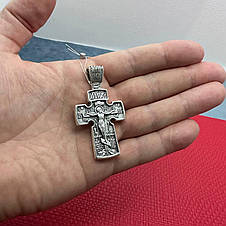 Срібний чоловічий хрест Срібло 925 проби хрестик, фото 2