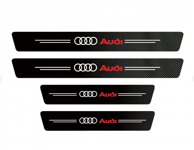 Захисна плівка накладка на пороги для Audi під карбон 4 шт./1 уп (KG-7037)