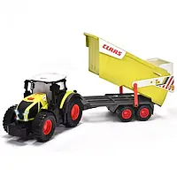 Игрушка Dickie Toys Трактор CLAAS с прицепом, светом и звуком 57 см (3739004)