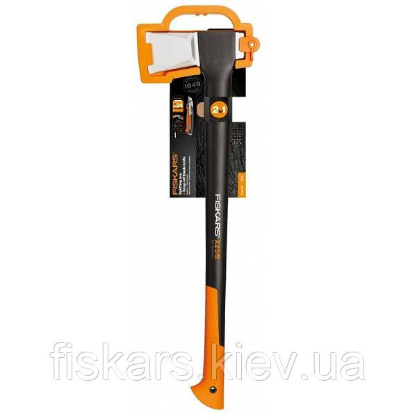 Набір сокира-колун Fiskars X25 122483 і ніж будівельний CarbonMax 1027227