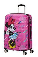 Детский средний пластиковый чемодан American Tourister Wavebreaker Disney