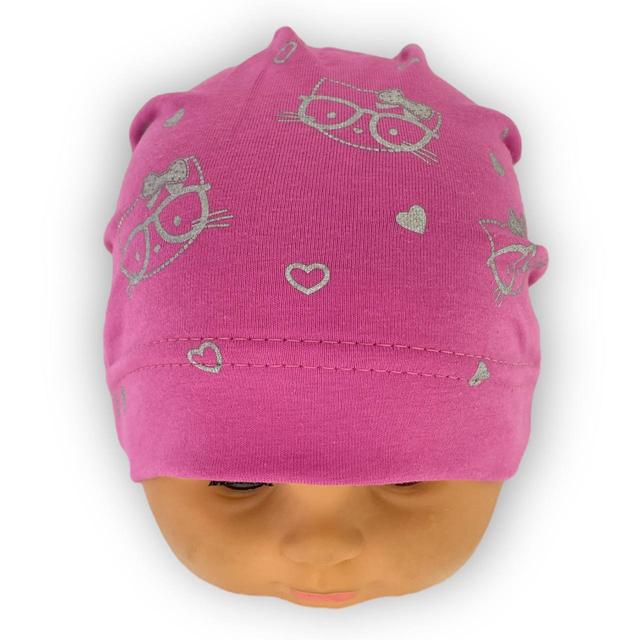 Шапка трикотажная для мальчика с отворотом детская