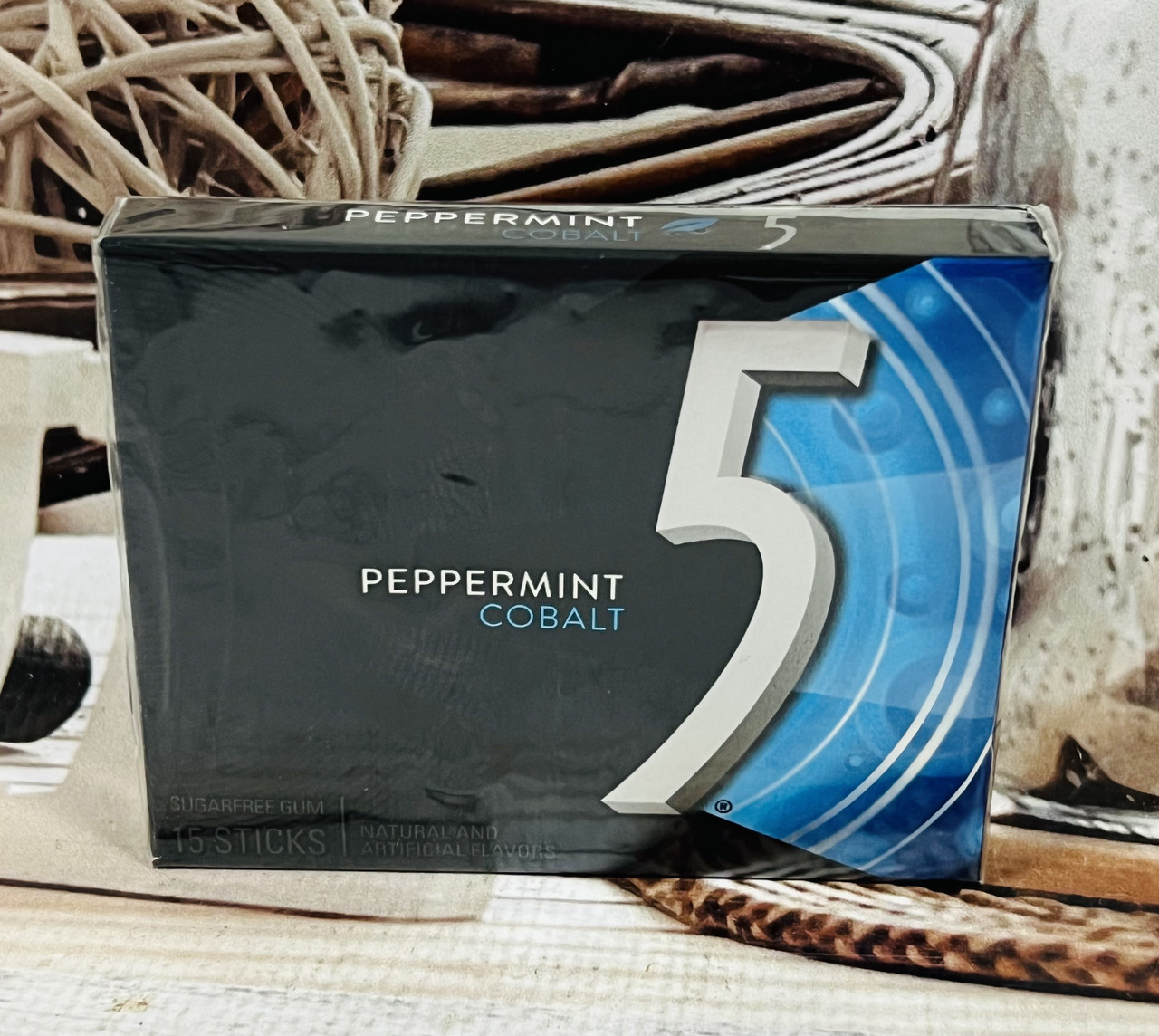 Жуйка перцева м'ята Wrigley's 5 Cobalt Peppermint Gum, 15шт