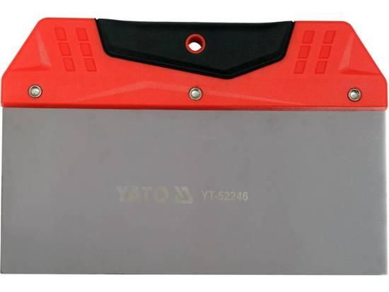 Шпатель для фінішного шпаклювання YATO, 200 мм t-0.5 мм з нержавіючої сталі YATO YT-52246