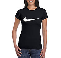 Женская трикотажная футболка (Найк) Nike, с логотипом