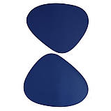 Сервірувальний килимок "Краплі" під тарілку (37 x43sм) (набір 2 шт). Жовто-синій, фото 6