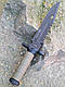 Тактичний ніж із кресалом і компасом, фото 3